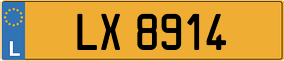 Truck License Plate